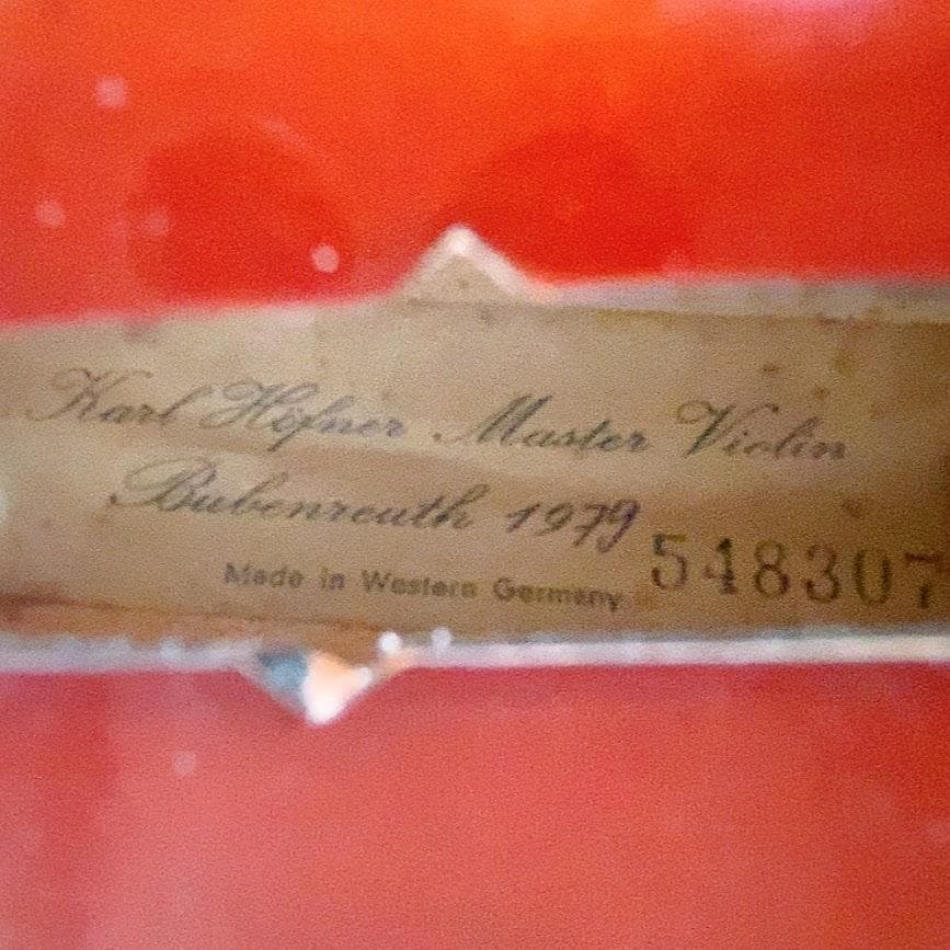 KARL HOFNER BUBENREUTH 1979 ヴィオラ VIOLA
