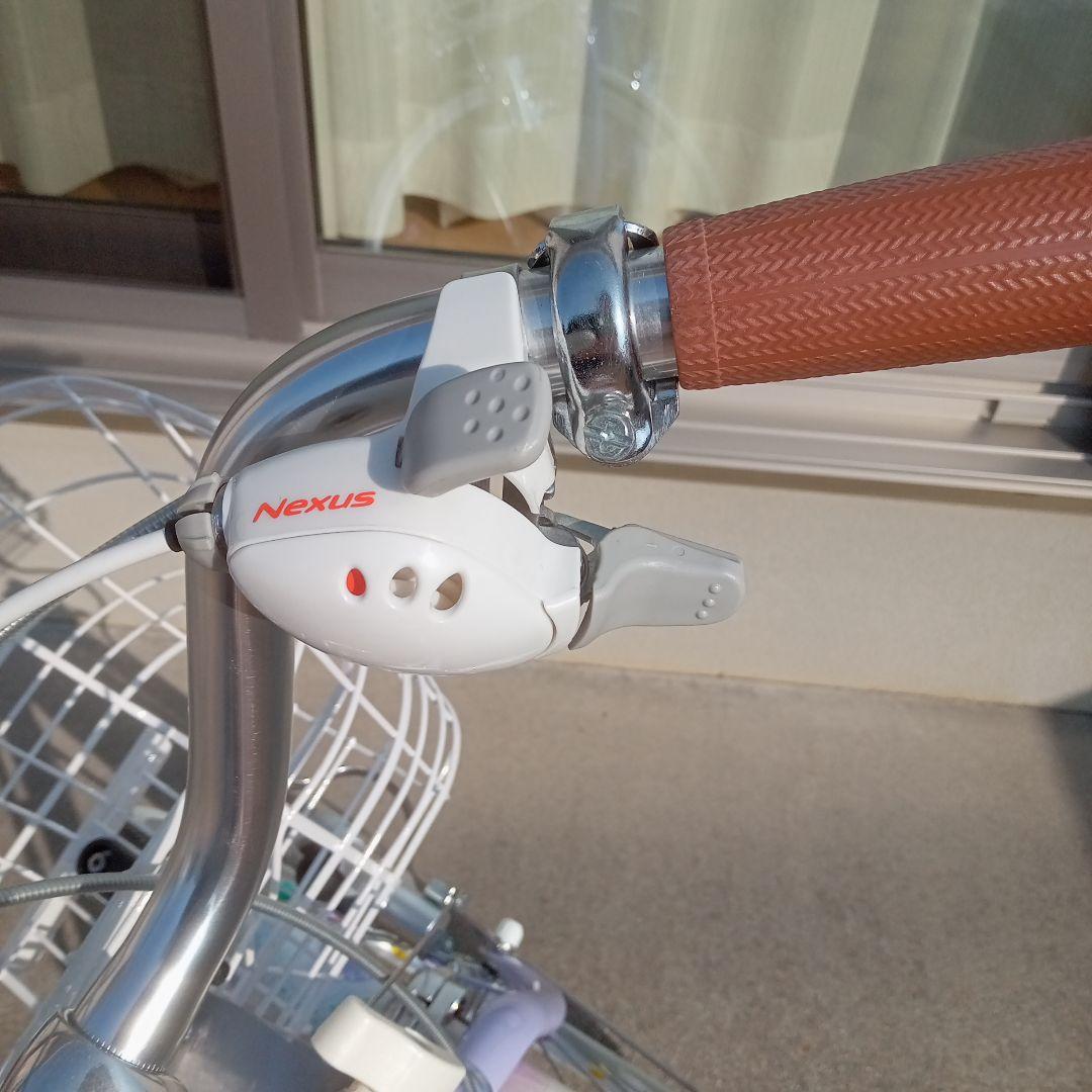 24インチ　ブリジストン　リコリーナ　ラベンダー　3段変速　引き取り限定品