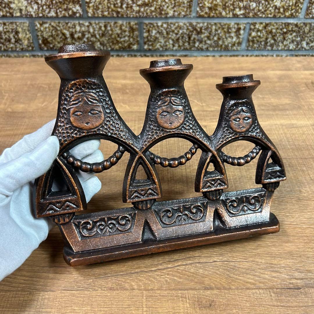 ソ連 アンティーク 燭台 マトリョーシカ 蝋燭立 ソビエト ロシア 雑貨 レトロ