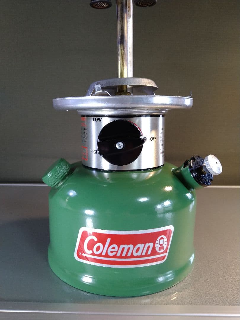 廃盤美品！コールマン　２８５-７４９J　デラックスランタン　人気のアマガエル色！