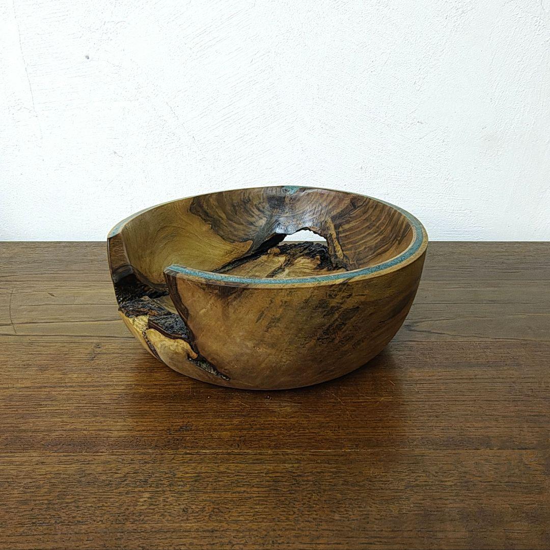 【Black Walnut× Epoxy Resin】木製 ボウル 作家もの