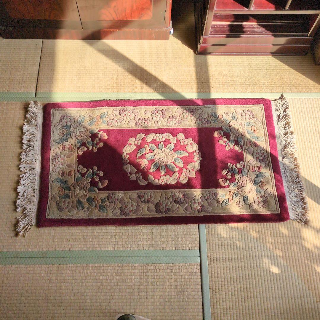 ★最終値下げ 超特価セール★緞通 段通 玄関マット キッチンマット 肉厚約2cm