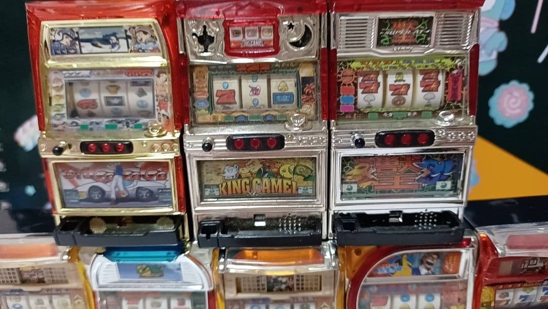 ミニチュアスロット台吉宗、番長など色々８個セット！