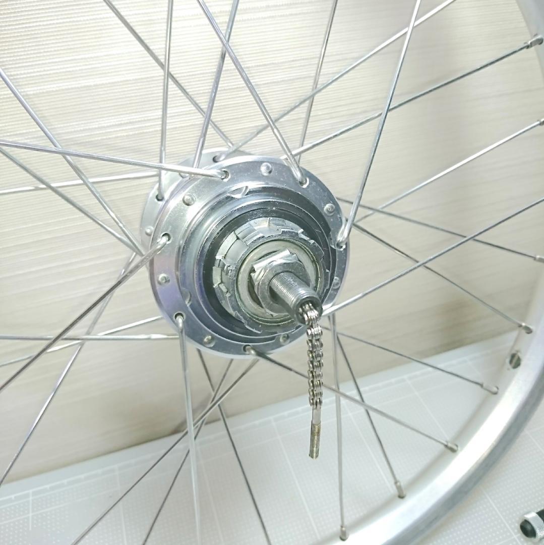 【美品】BROMPTON ブロンプトン 純正リアホイール 内装3段ハブ