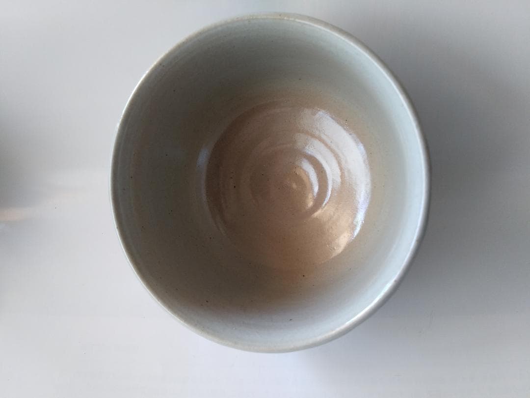 尾高焼 楽山窯 三代 清水日呂志 作 色絵 茶碗 共箱 栞 抹茶碗 茶道具 新品