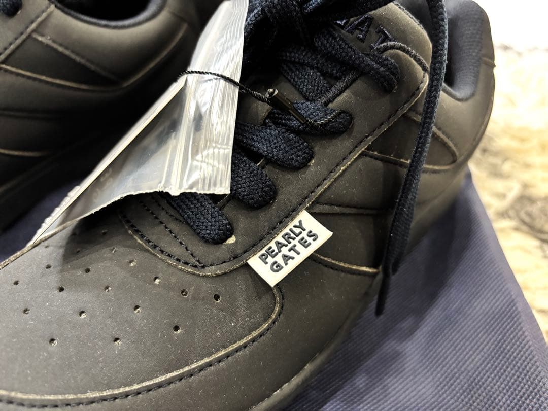 PEARLY GATES ネイビー ゴルフシューズ 22.5センチ 新品