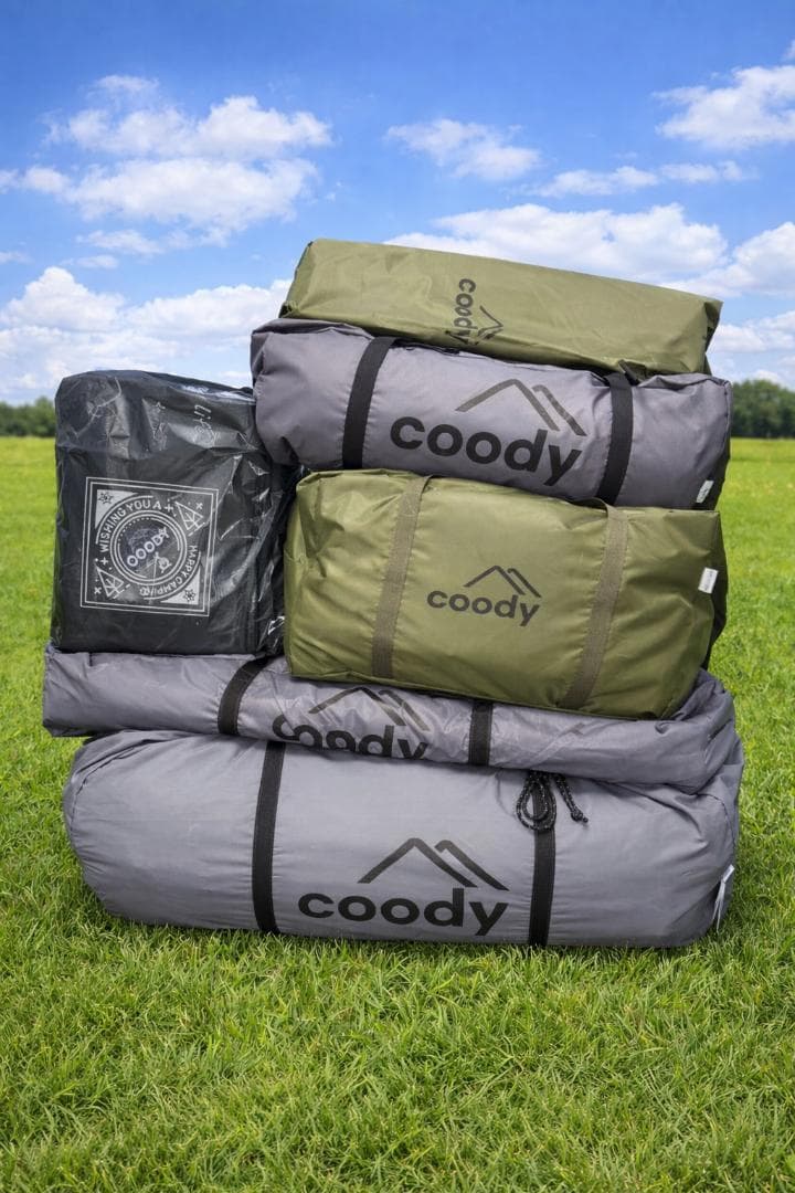 新作 新カラー COODY エアテント8.0 ダブルエアターブセット