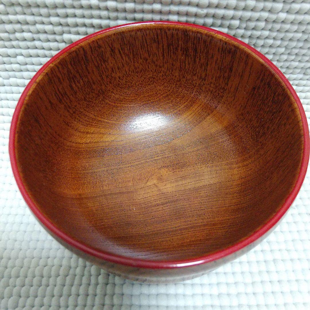 手に馴染む♪ひさご型の 特選 汁椀揃 うるし塗装 5客