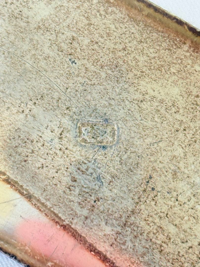 足銀 中国美術 時代物 文鎮 在銘 古玩 浮き彫り 厚重 細工 四大美女