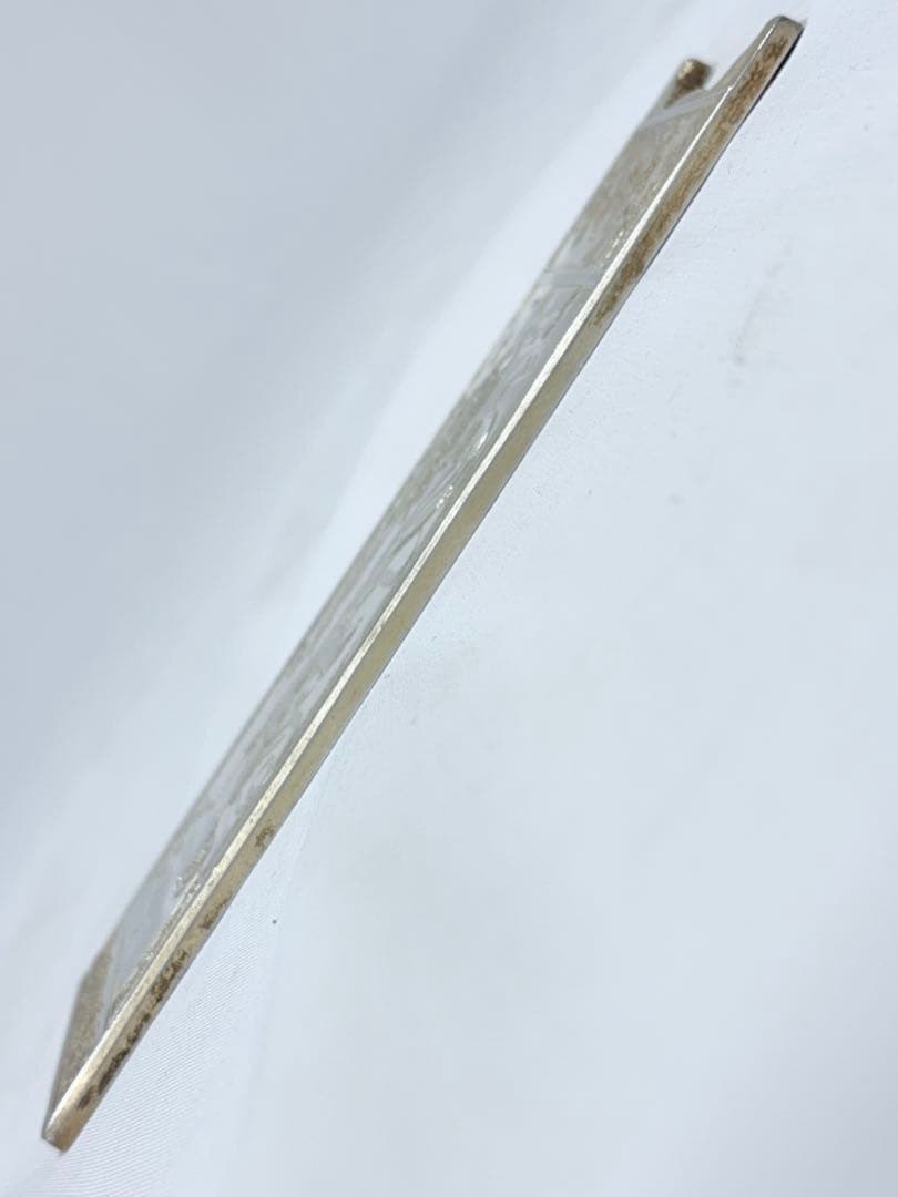 足銀 中国美術 時代物 文鎮 在銘 古玩 浮き彫り 厚重 細工 四大美女