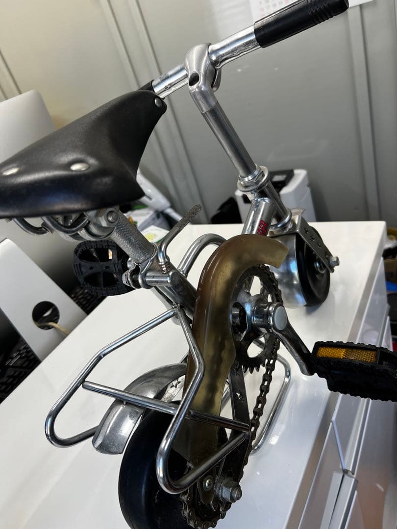 希少！アンティーク豆チャリ　チャレンジャー　スタンド付き