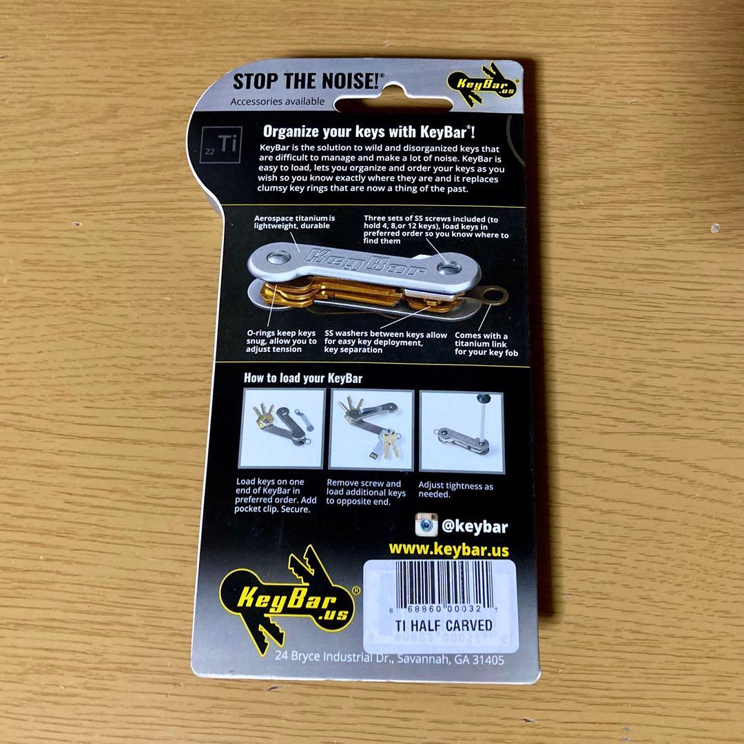 その他 KeyBar Half Carved Titanium