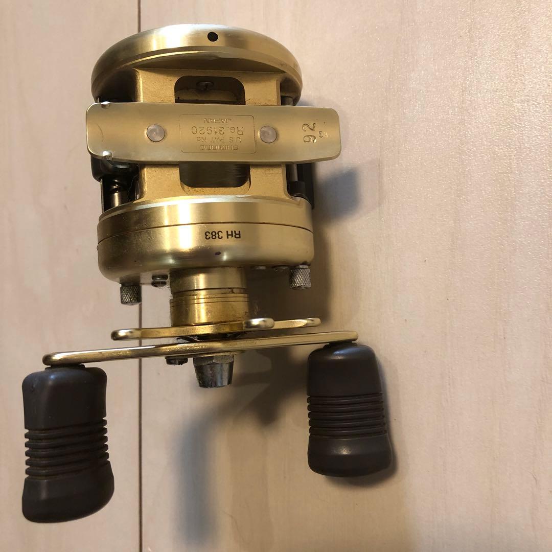 ゴールド ベイトリール ダブルハンドル