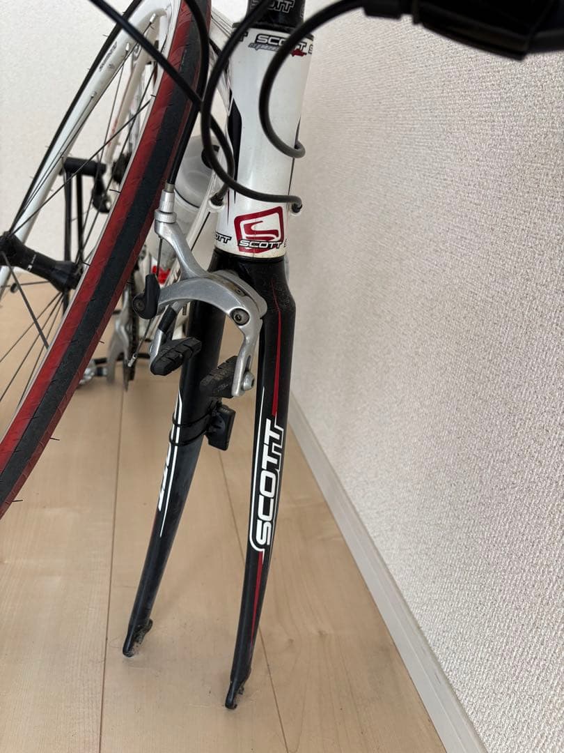 SCOTT クロスバイク 700C ホワイト　室内保管