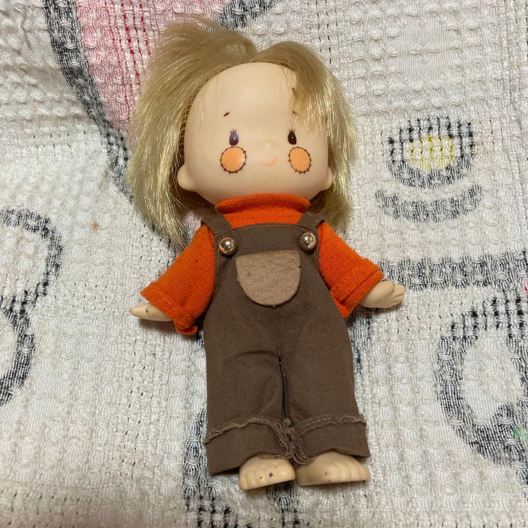 サンリオ　昭和レトロ　ヴィンテージ 人形　ソフビ　中古品　サンリオ旧ロゴ刻印