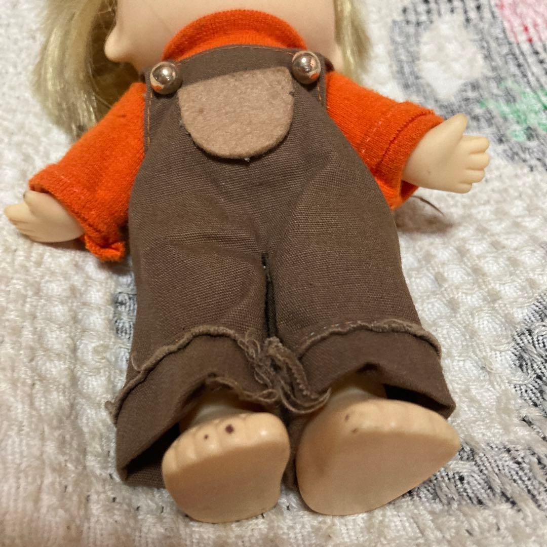 サンリオ　昭和レトロ　ヴィンテージ 人形　ソフビ　中古品　サンリオ旧ロゴ刻印