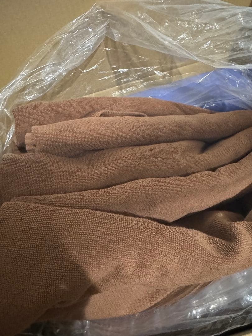 ブラウン マッサージ、整体 バスタオル 業務用 超大判 10枚 182×96