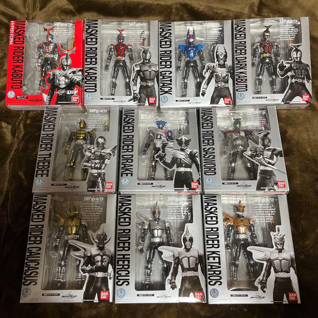 s.h.figuarts 仮面ライダーカブト　まとめ売り　10体セット