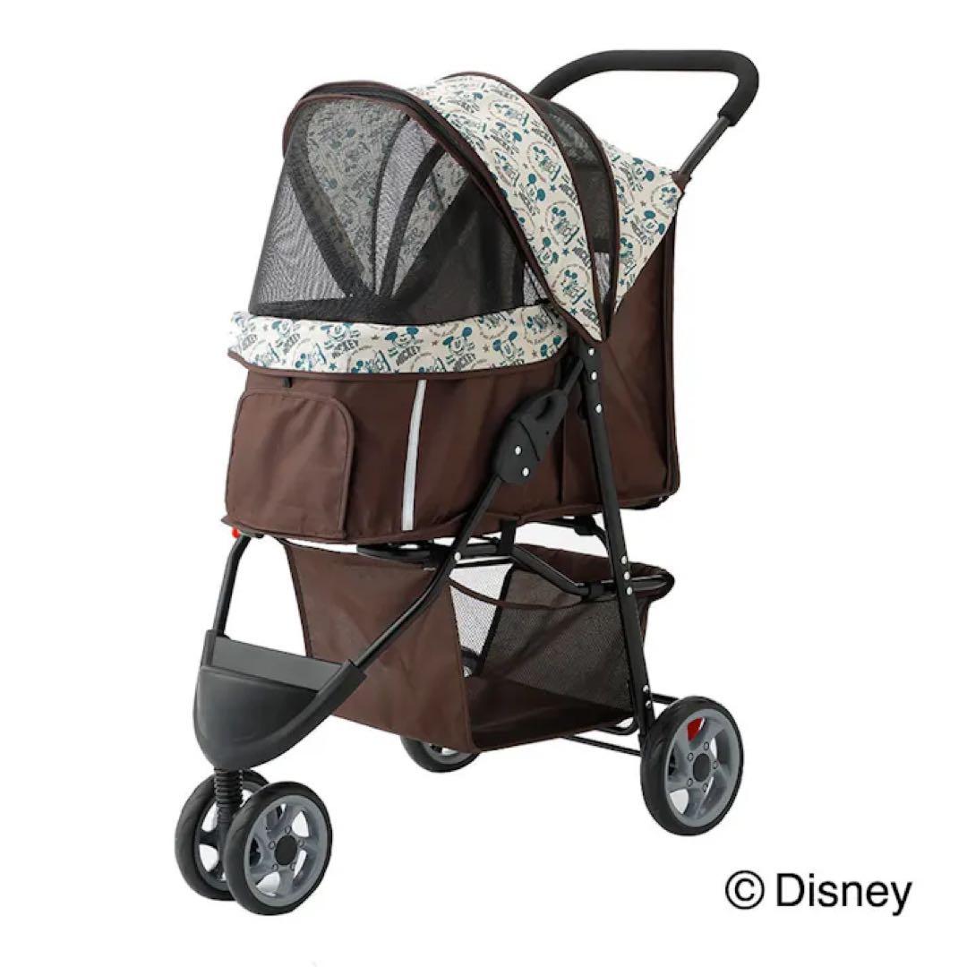 ペット用カート 3輪 ミッキーマウス