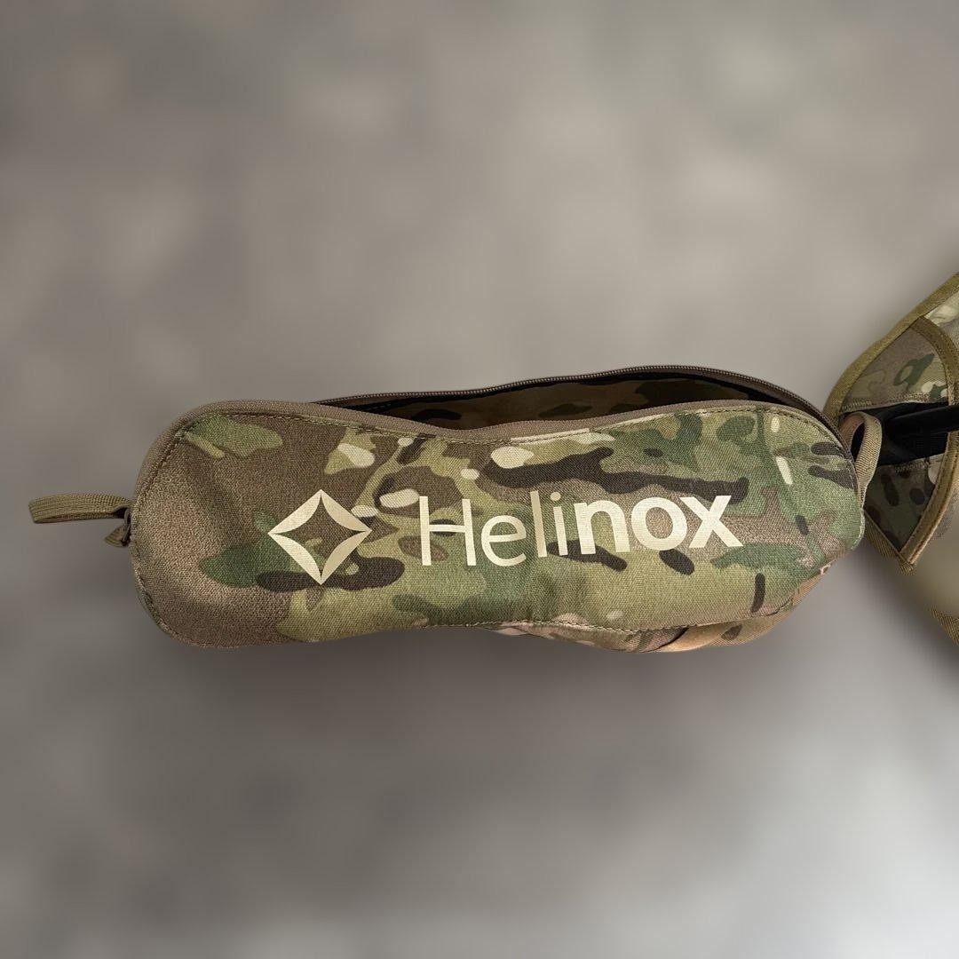 Helinox 迷彩柄 アウトドアチェア　美品