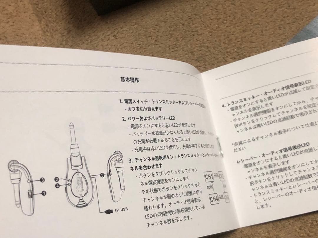 Xvive ( エックスバイブ )XV-U2/R トランスミッター&レシーバー