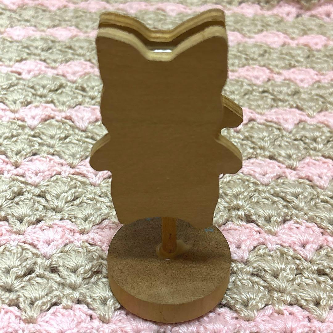 サンリオ　ザシキブタ　木製メモクリップスタンド　昭和レトロ