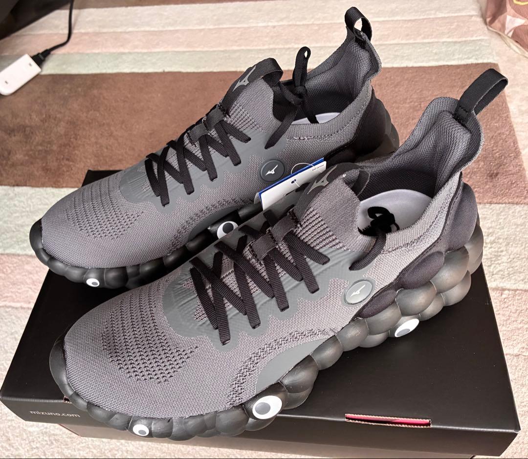 【大阪・関西万博】 ミズノ ミャクミャク シューズ ブラック28㌢