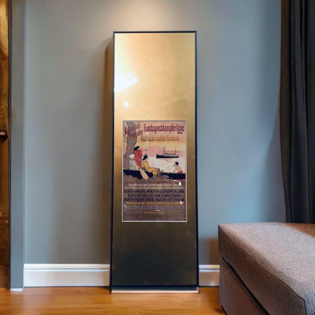 Norddeutscher Lloyd フレームポスター 額縁 インテリア