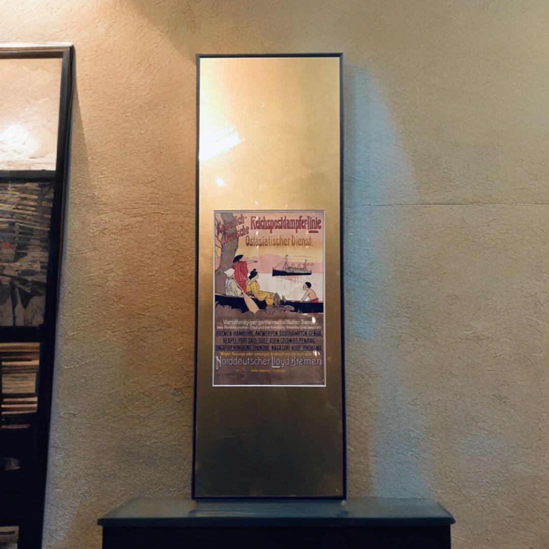 Norddeutscher Lloyd フレームポスター 額縁 インテリア
