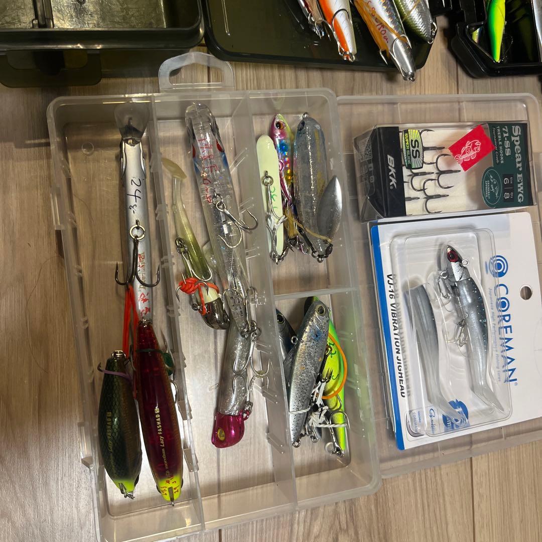 シーバスルアーセット。新品もあります。38本以上