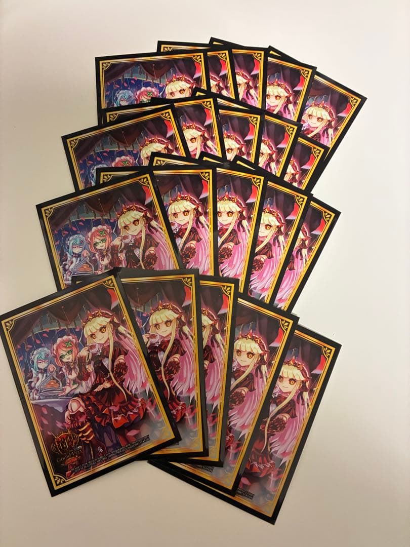 u*a様 メアリー・ジェニーのお茶会　プレイマット　スリーブ45枚　デュエマ