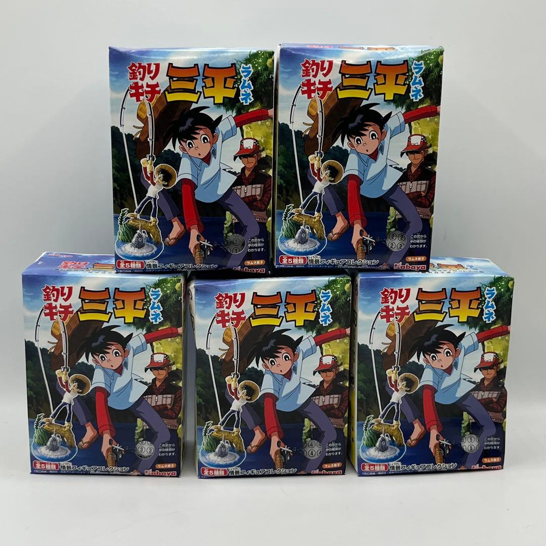 【未開封】釣りキチ三平 情景フィギュアコレクション 全5種 コンプリート セット