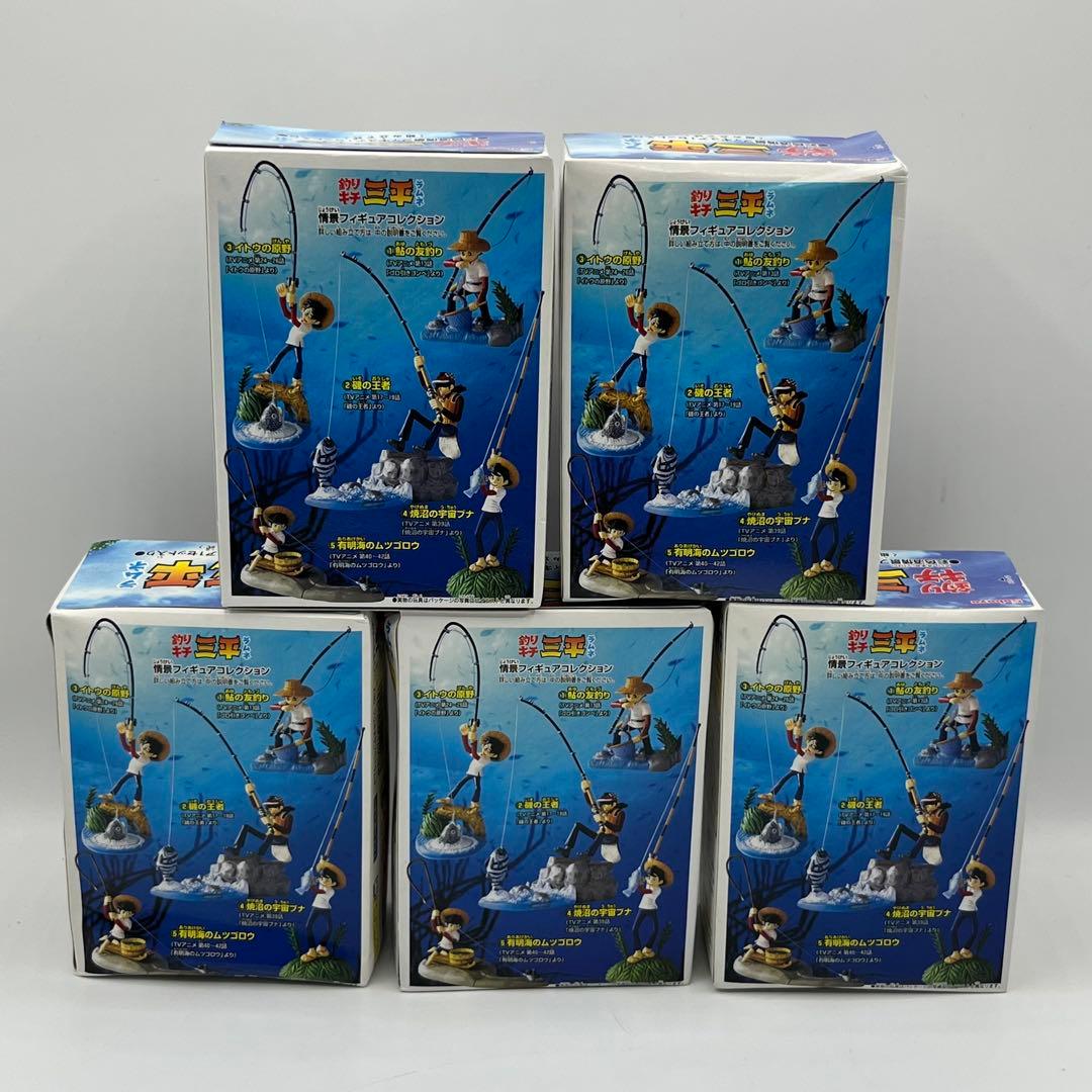 【未開封】釣りキチ三平 情景フィギュアコレクション 全5種 コンプリート セット