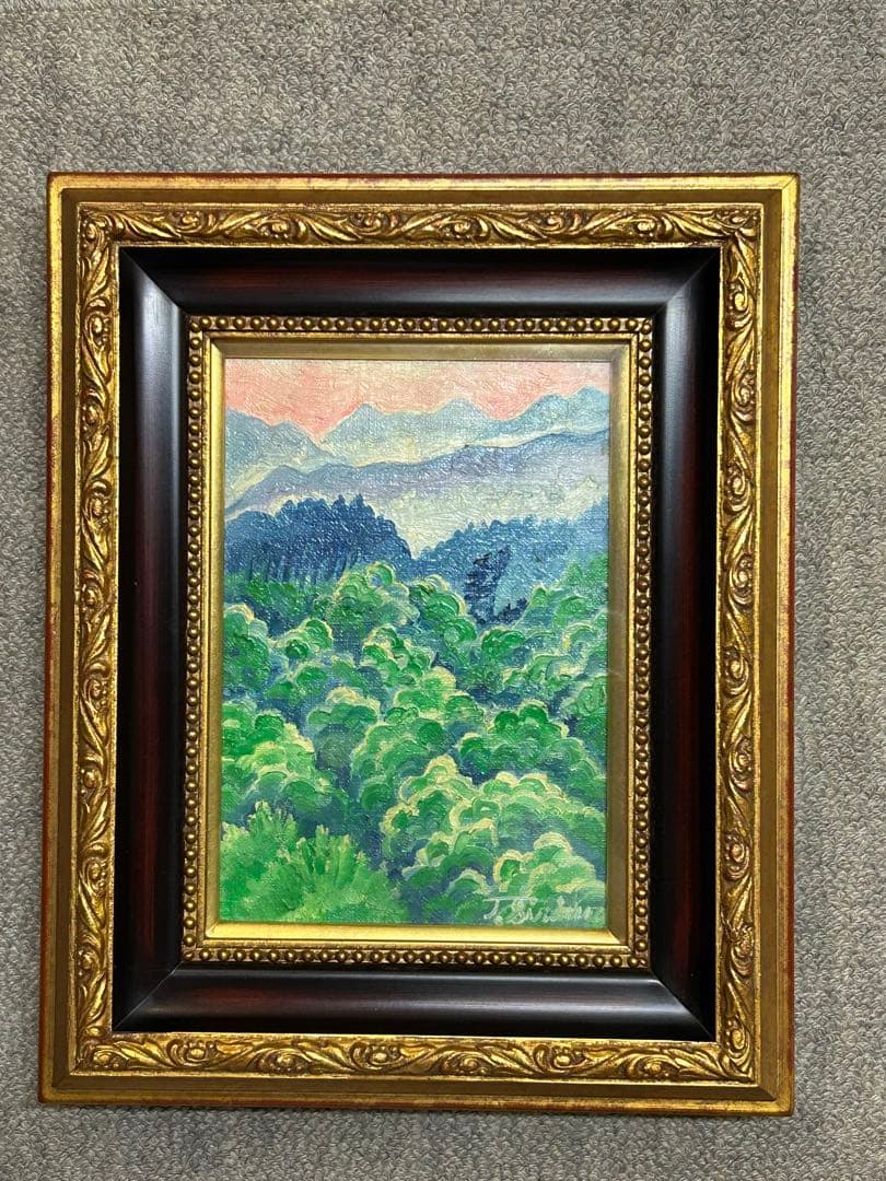 白岩俊治　油絵SMサイズ　風景画