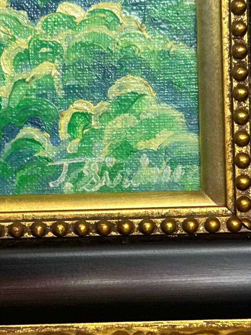 白岩俊治　油絵SMサイズ　風景画