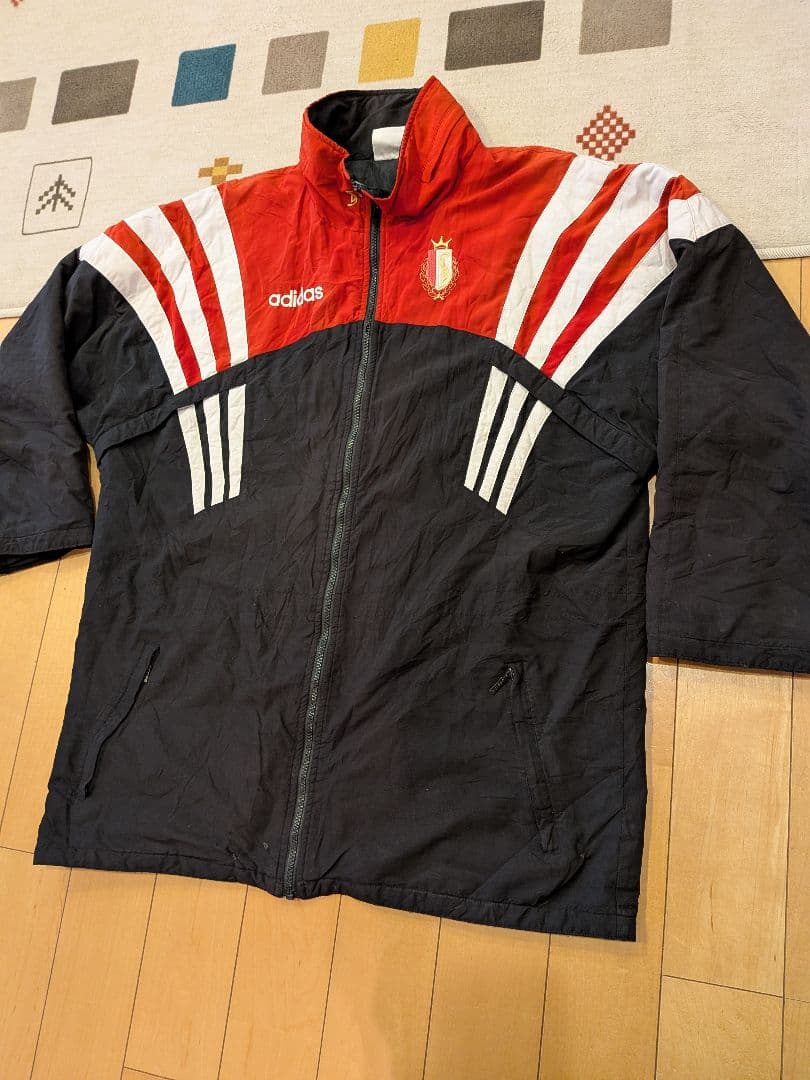 ヴィンテージadidas スタンダール・リエージュ ハーフベンチコート