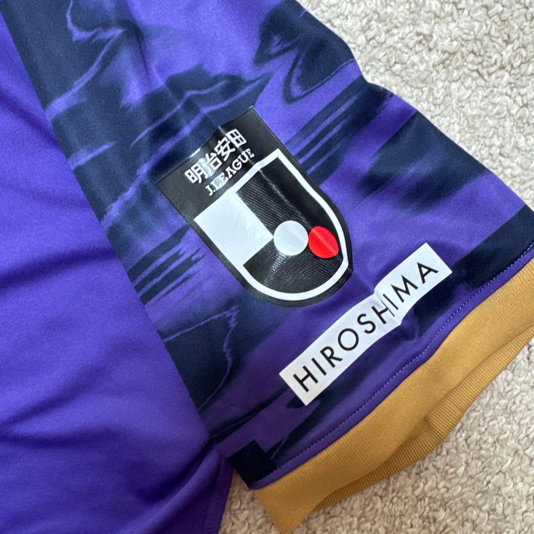 サンフレッチェ広島 Nike 紫色長袖シャツ