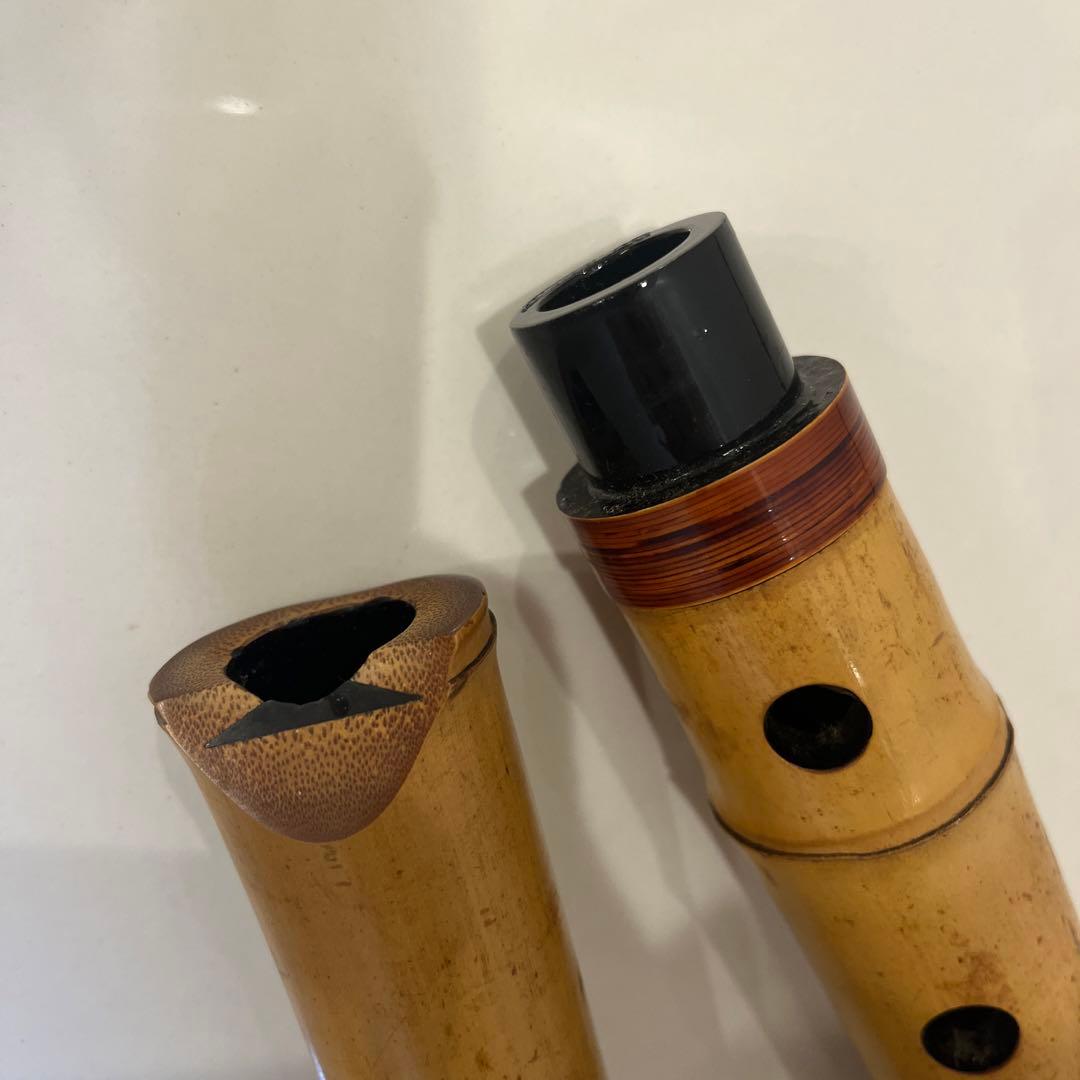 尺八　和楽器　琴古流　在銘あり