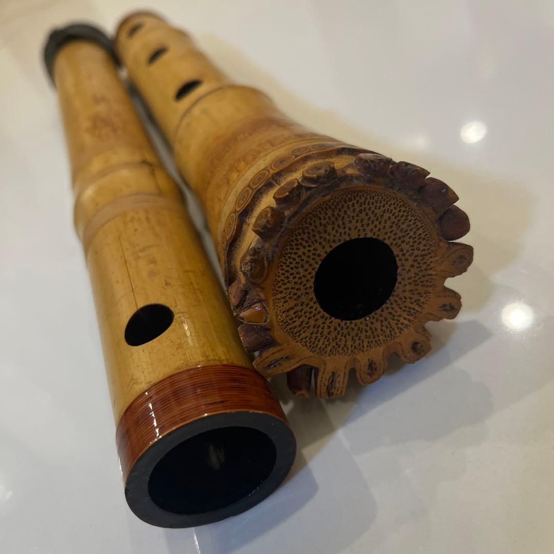 尺八　和楽器　琴古流　在銘あり