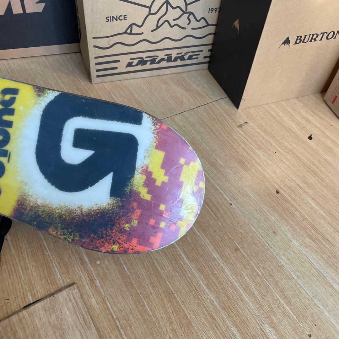 BURTON　キッズスノーボードセット　101cm　バートン　バイン付4点セット