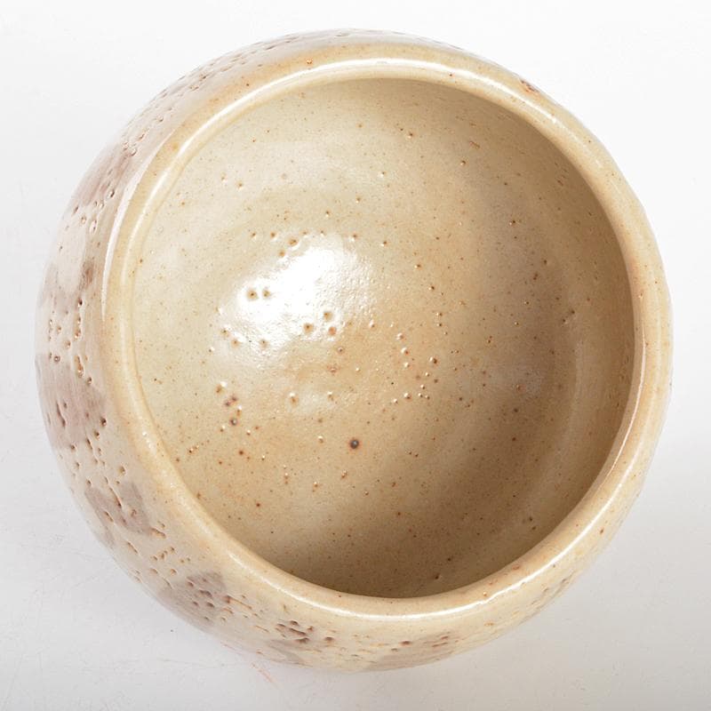 そら　北大路魯山人作　志野　志埜　茶碗　共箱　M　R6749