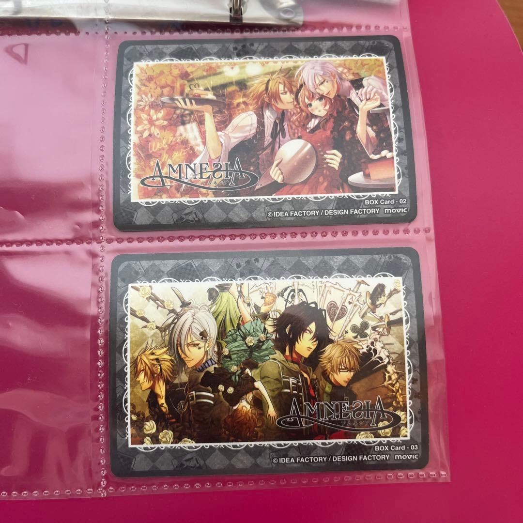 コンプリート　アムネシア　サインカード　トレカ　AMNESIA コンプ