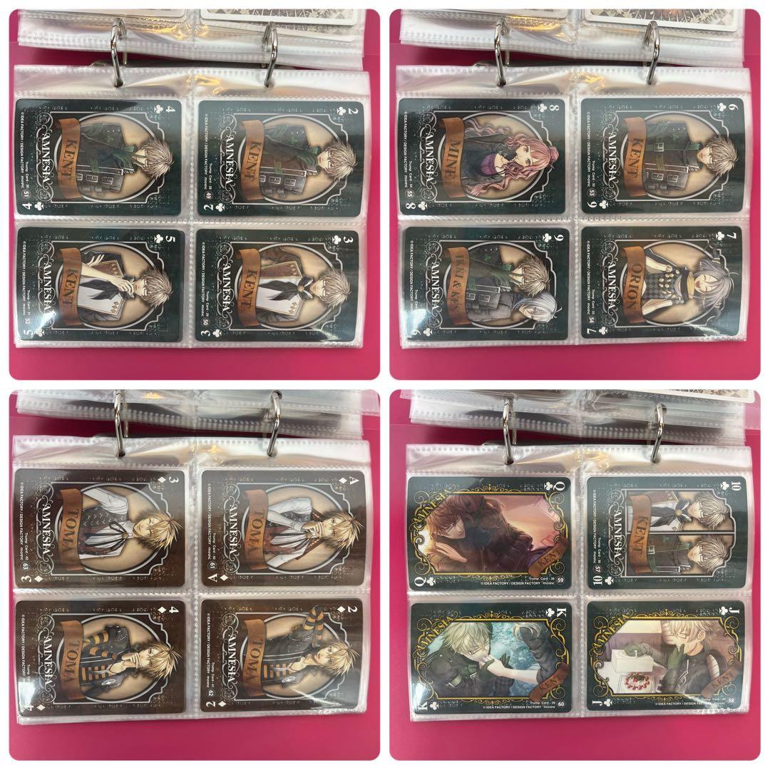 コンプリート　アムネシア　サインカード　トレカ　AMNESIA コンプ