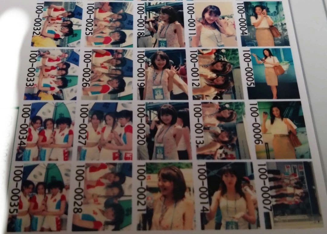 レースクイーン　写真　はがきサイズ　37枚　坂間恵　田中彩　ほか　アイドル