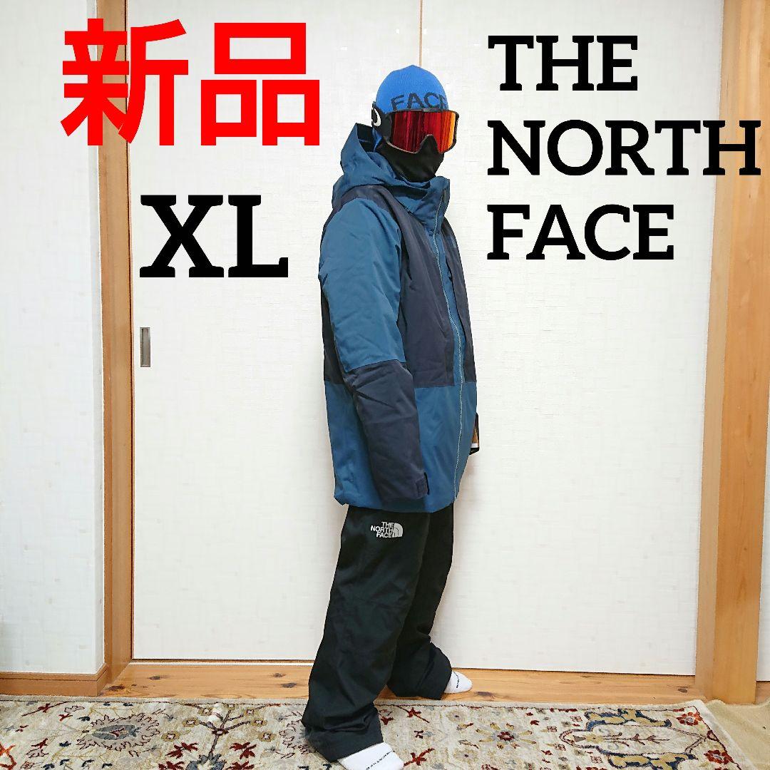 新品未使用THE NORTH FACEスキースノーボードジャケットウェアXL青紺