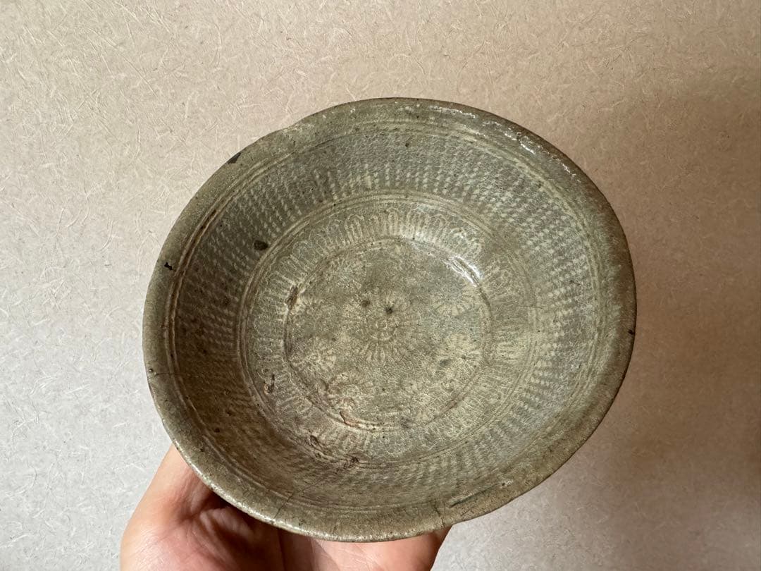 散歩星人さま専用　高麗三嶋茶碗　松沈金平棗　計2点