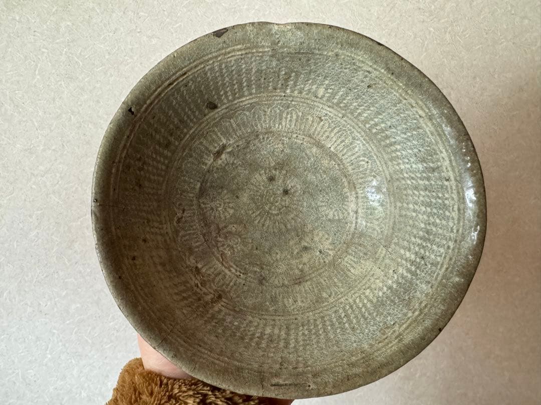 散歩星人さま専用　高麗三嶋茶碗　松沈金平棗　計2点