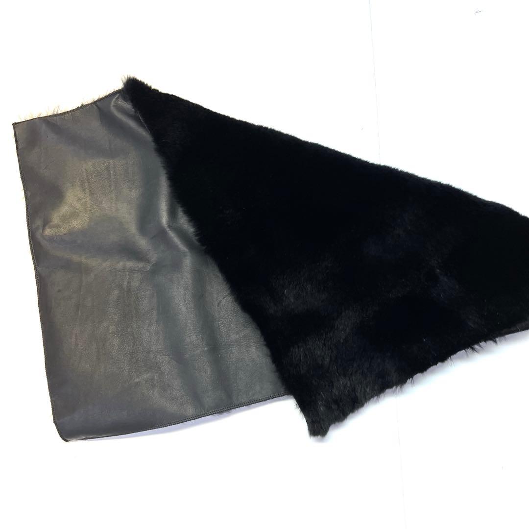 牛革　カーミットチェア　毛皮敷物　ファーマット　ヌートリア　座布団キャンプ　2枚