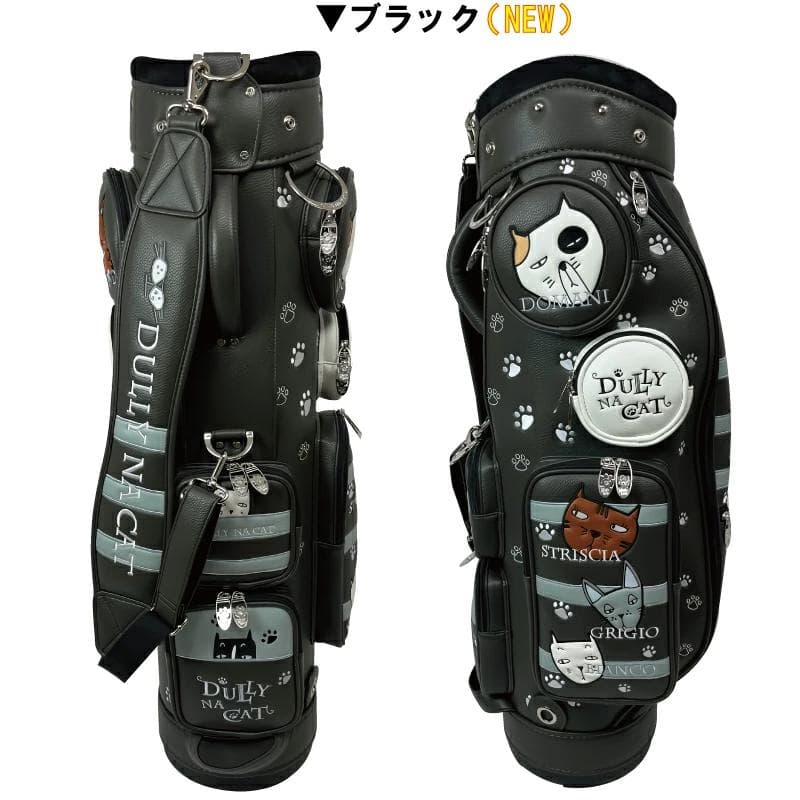 【新品】ダリーナキャット キャディバッグ　DN-CB03 ブラック