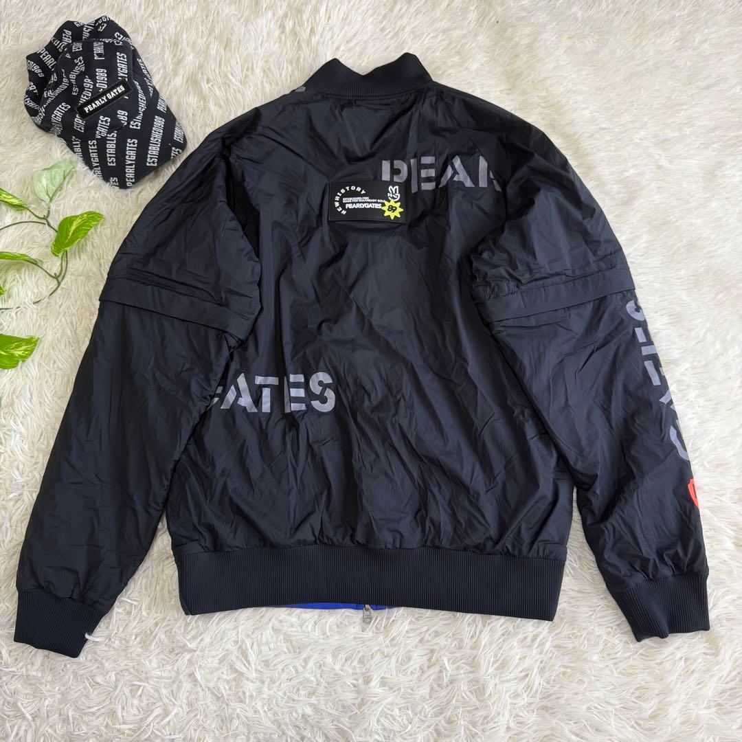 【パーリーゲイツ】極美品 ジャケット 中綿 リバーシブル 5サイズ 2025